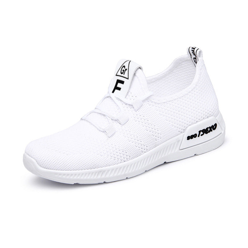 Women's Breathable Cross-Strap Mesh Sneakers