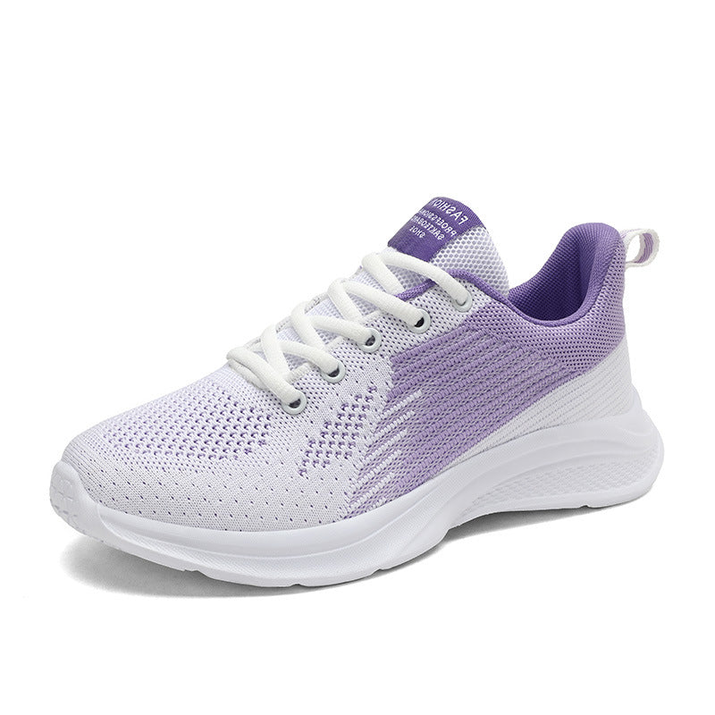 Women's Candy Color Mesh Casual Sneakers