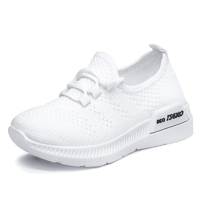 Women's Breathable Cross-Strap Mesh Sneakers