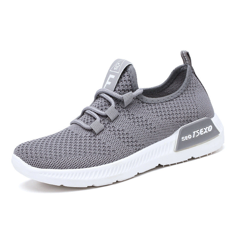 Women's Breathable Cross-Strap Mesh Sneakers