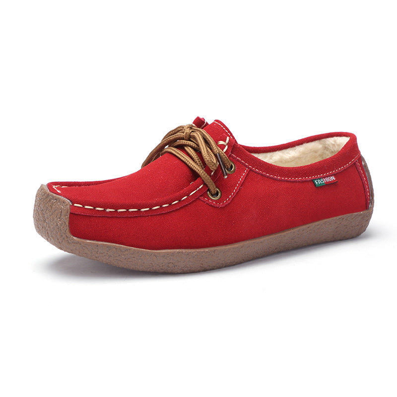 Women's Frosted Lace-Up Comfort Sneakers