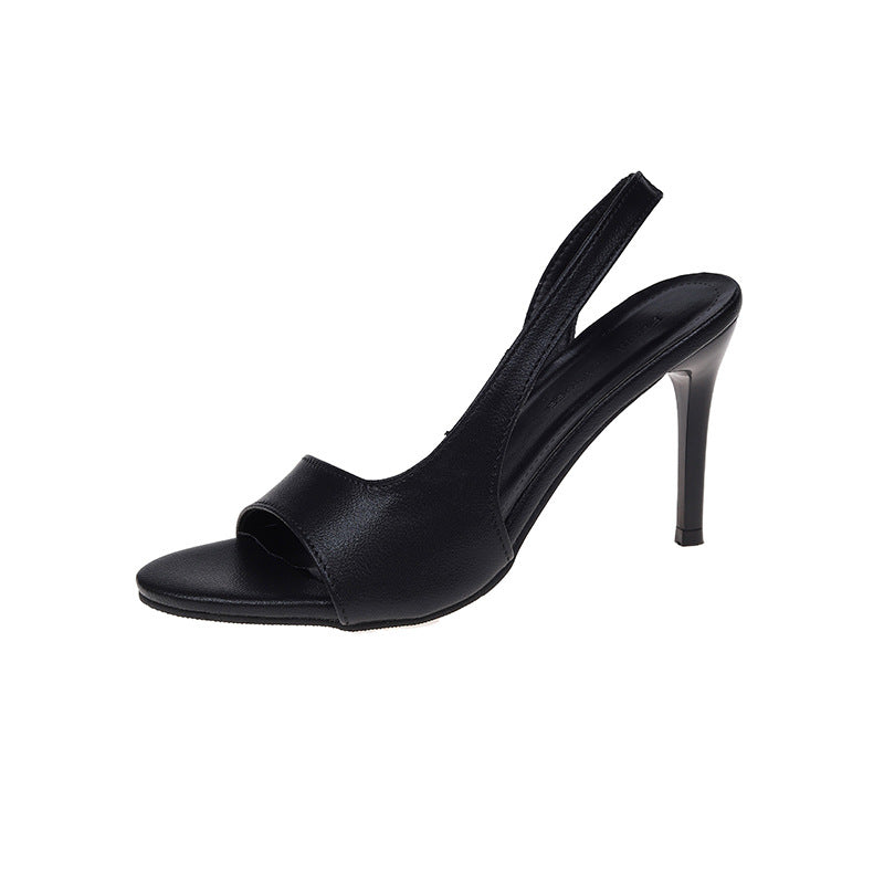 Elegant T-Strap High Heel Sandals for Women