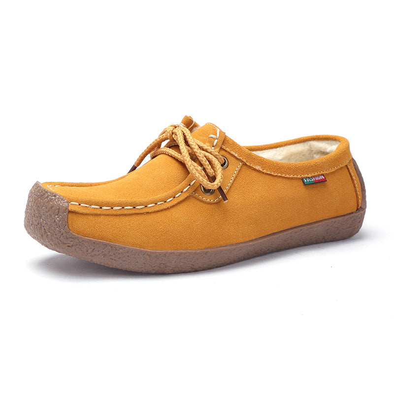 Women's Frosted Lace-Up Comfort Sneakers