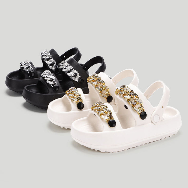 Women's Chain EVA Platform Slippers